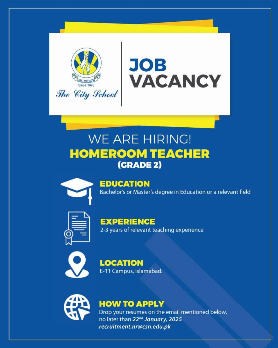 The City School Jobs January 2025 2