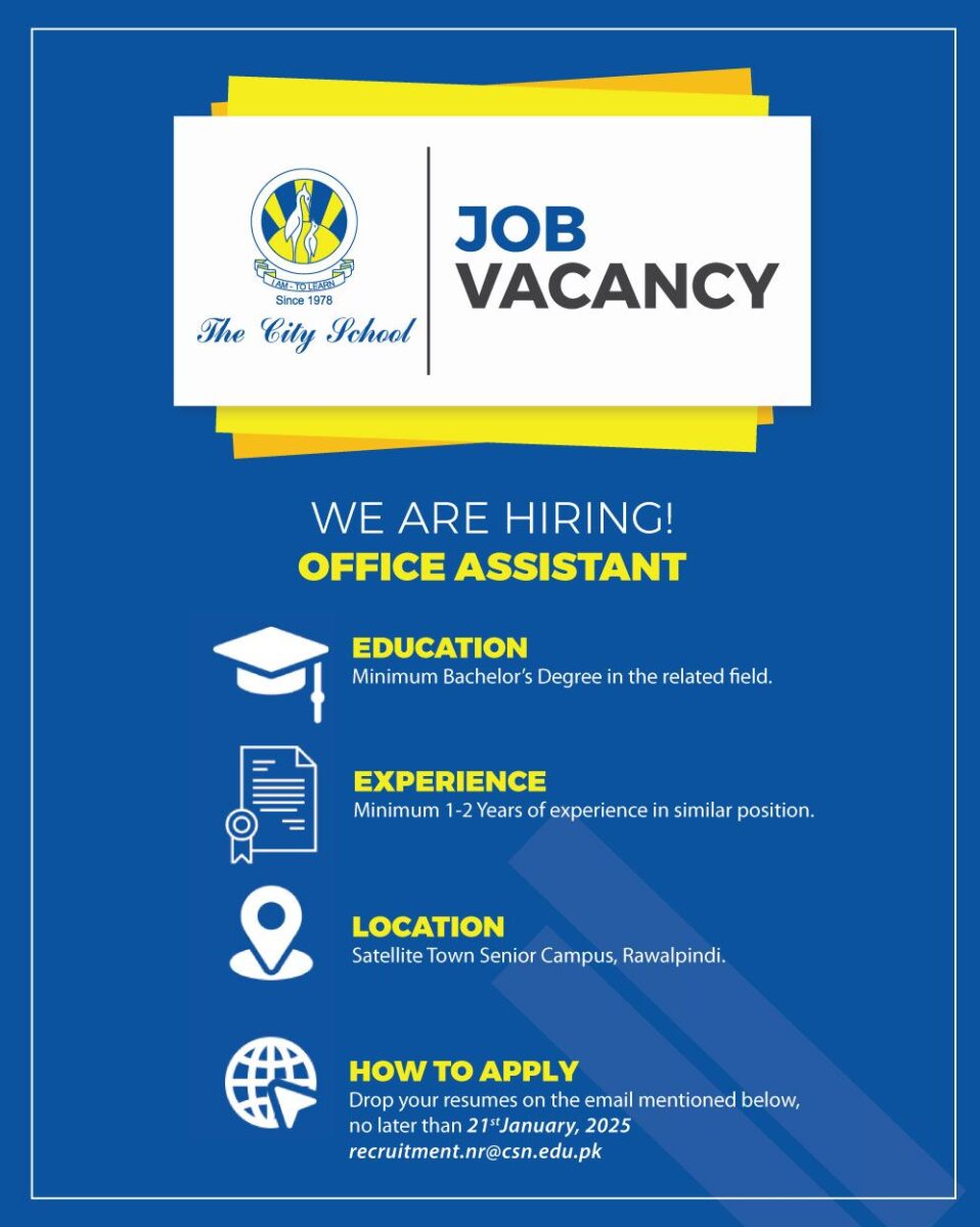 The City School Jobs January 2025 1