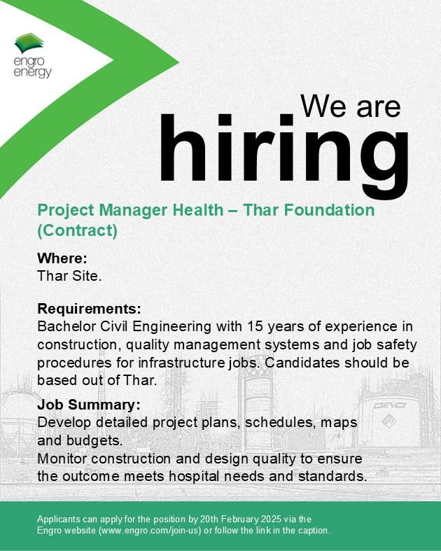 Engro Corporation Limited Jobs February 2024 2