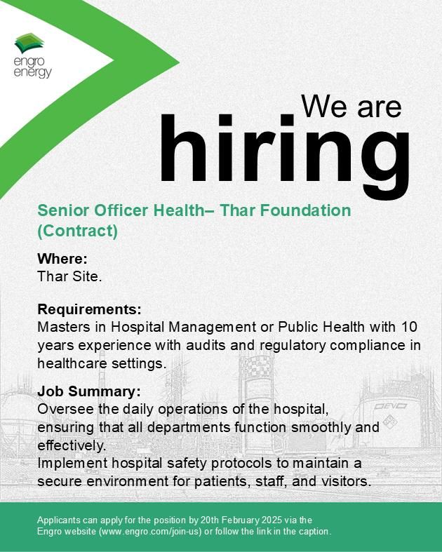 Engro Corporation Limited Jobs February 2024 3
