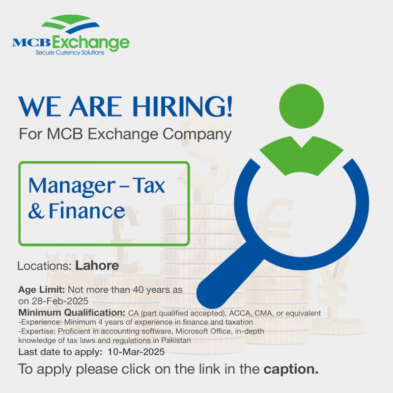MCB Exchange Jobs March 2025 2