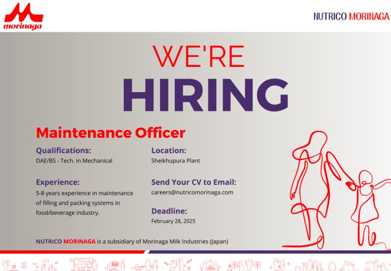 NutriCo Morinaga Jobs Maintenance Officer 1