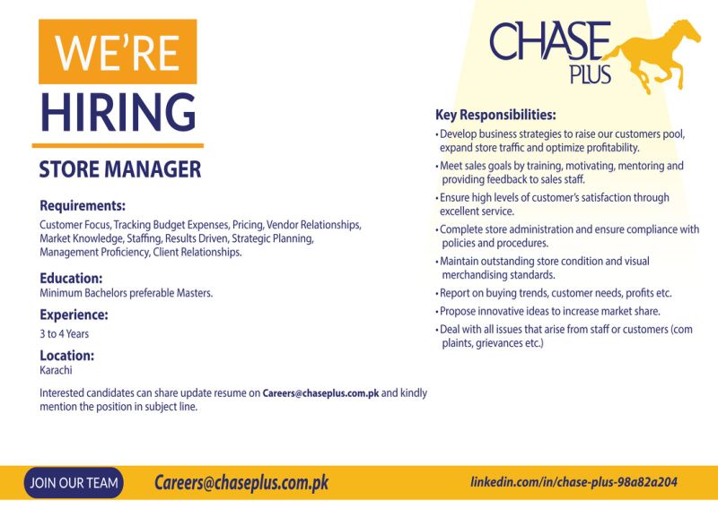 Chase Plus Jobs March 2025 2