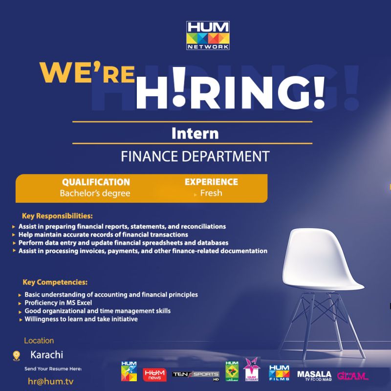 HUM Tv Network Internship May 2025 1