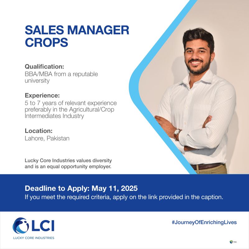 Lucky Core Industries LCI Jobs Sales Manager Crops 1