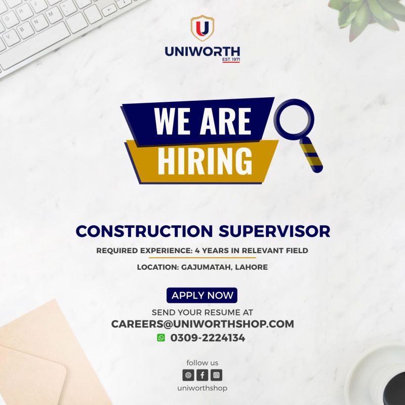 Uniworth Shop Jobs May 2025 2