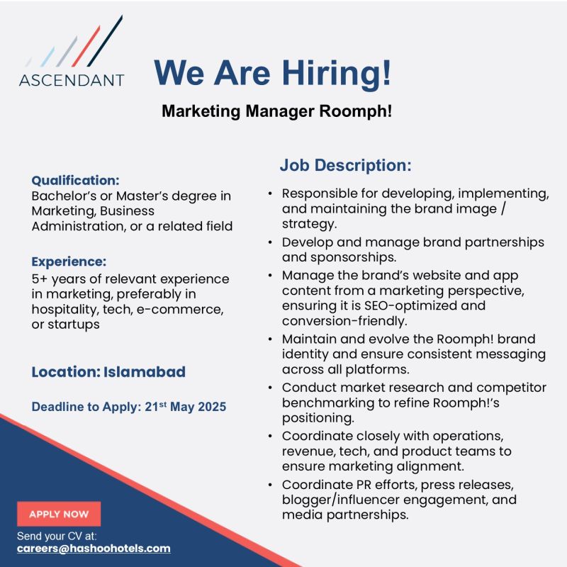 Ascendant Jobs Marketing Manager Roomph 1