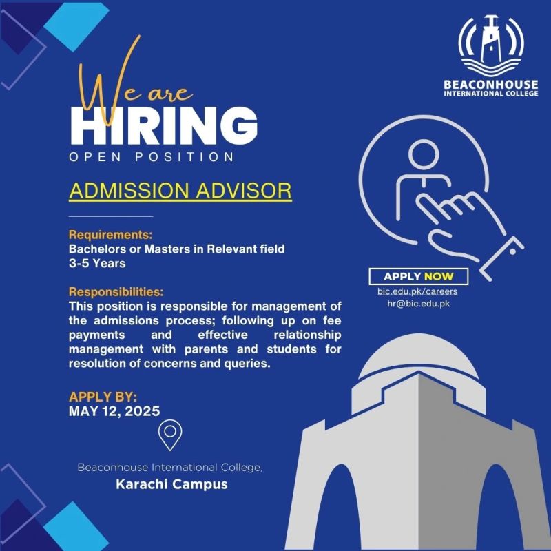 Beaconhouse International College BIC Jobs May 2025 2
