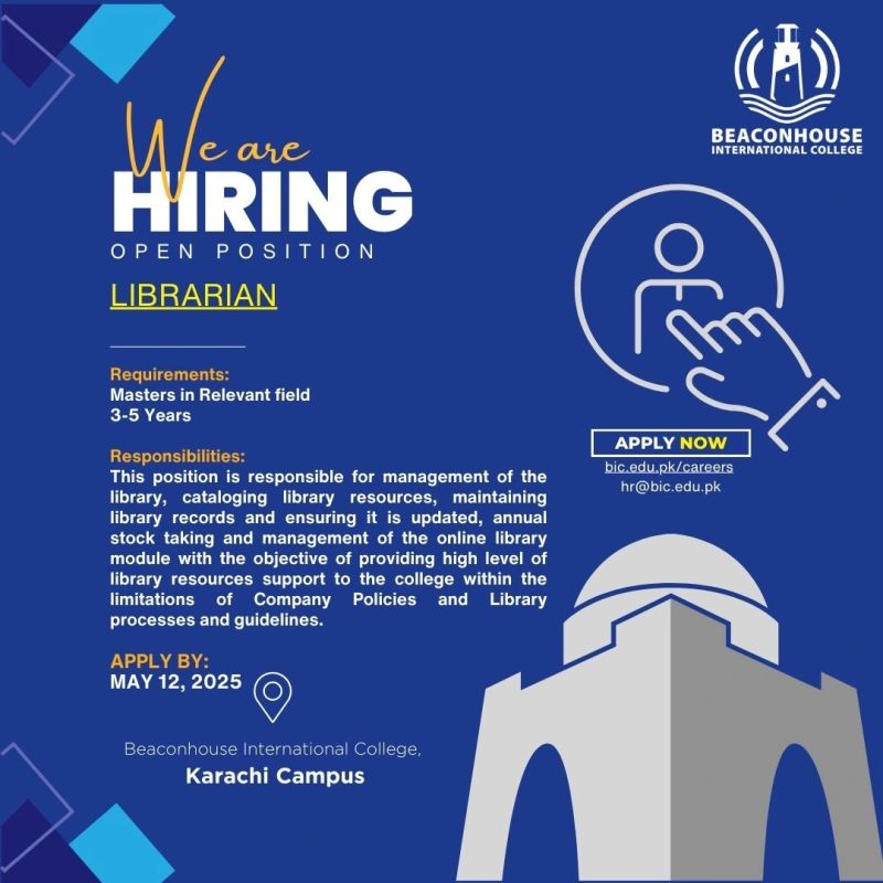 Beaconhouse International College BIC Jobs May 2025 1
