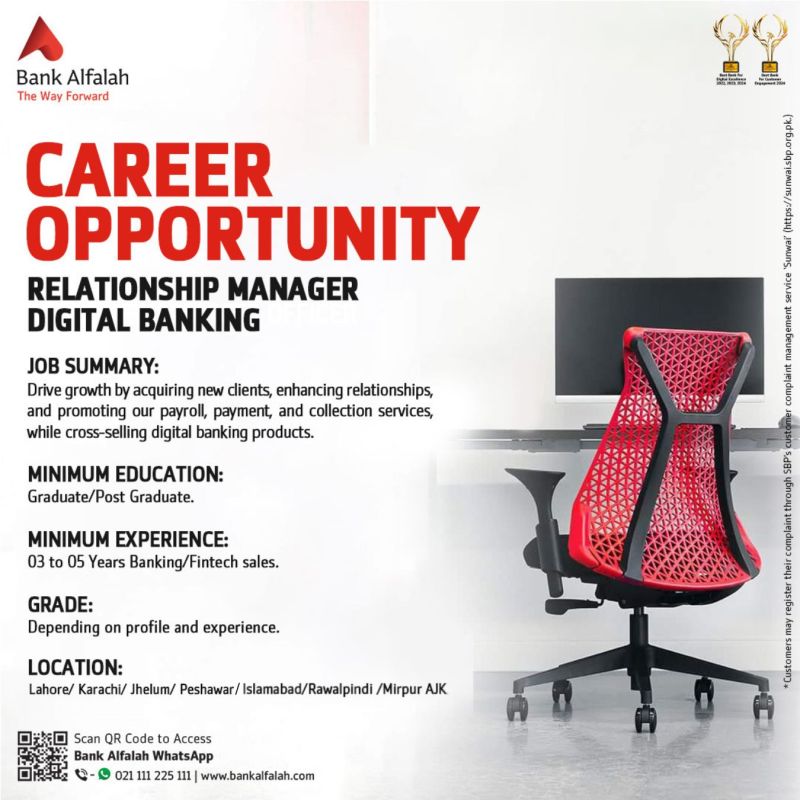 Bank Alfalah Limited Jobs Relationship Manager 1