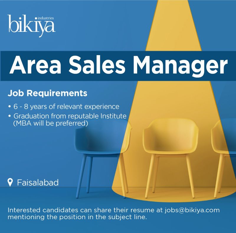 Bikiya Industries Limited Jobs Area Sales Manager 1