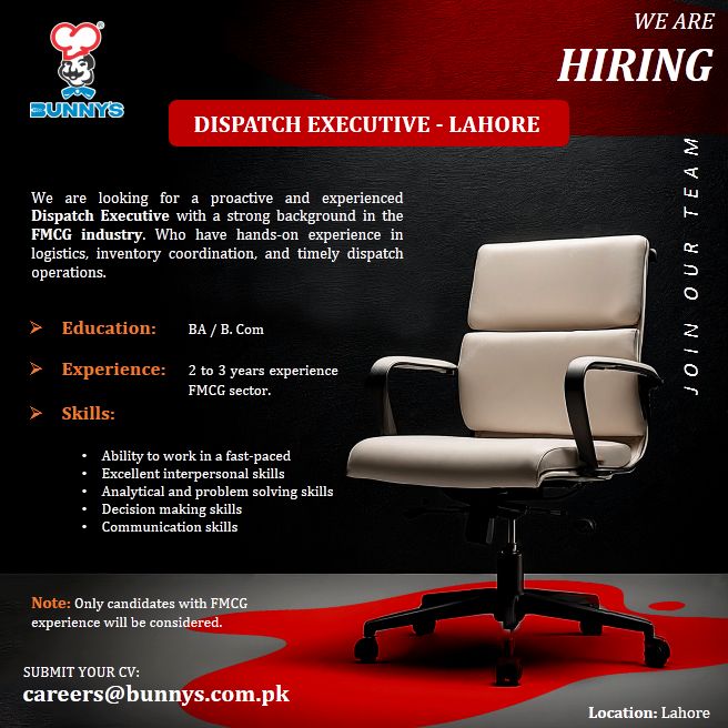 Bunnys's Limited Jobs Dispatch Executive 1