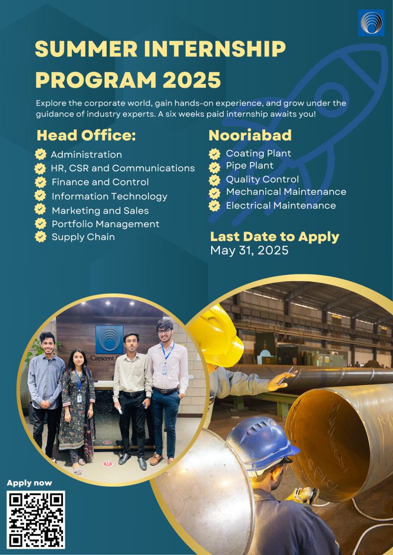 Crescent Steel & Allied Products Limited CSAP Summer Internship Program 2025 1
