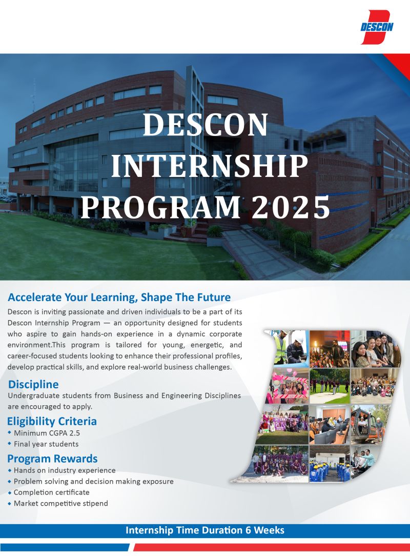 Descon Engineering Internship Program 2025 1