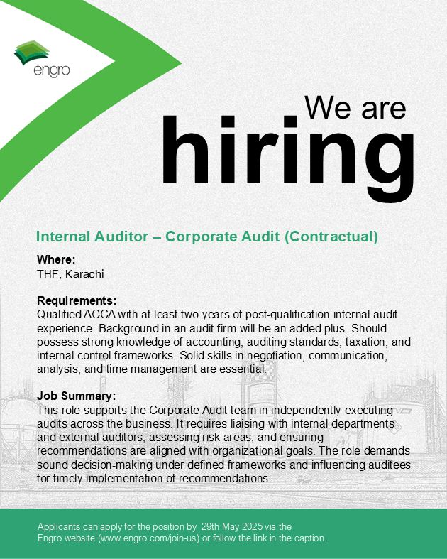 Engro Corporation Limited Jobs May 2025 1