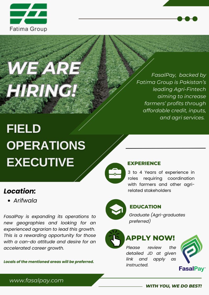 FasalPay Jobs Field Operations Executive 1