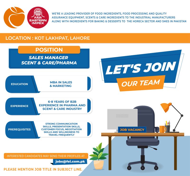 Far Eastern Impex Pvt Ltd Jobs Sales Manager 1