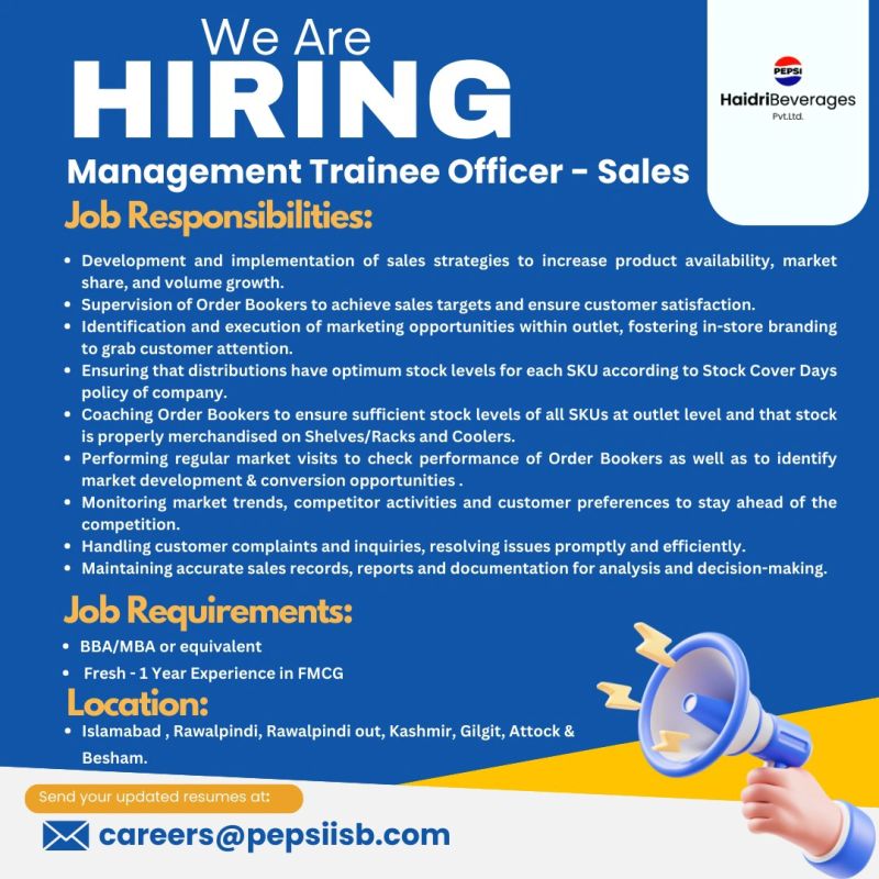Haidri Beverages Pvt Ltd Jobs May 2025 1