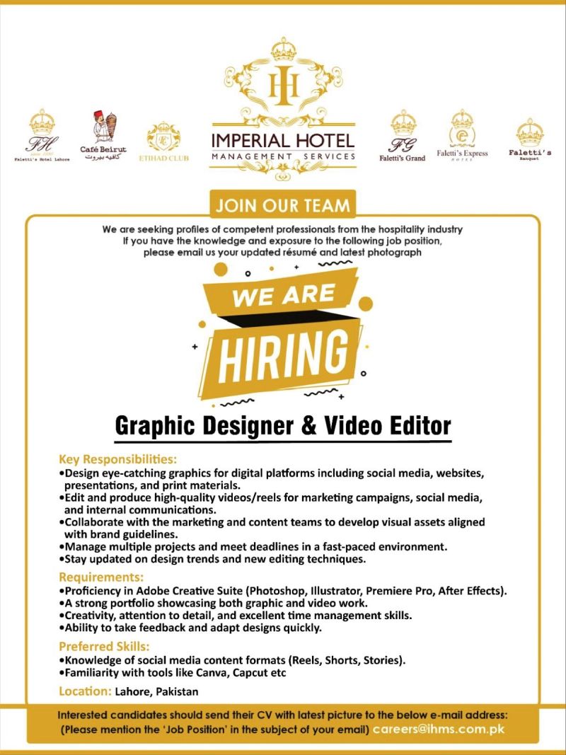Imperial Hotel Management Services Jobs May 2025 1