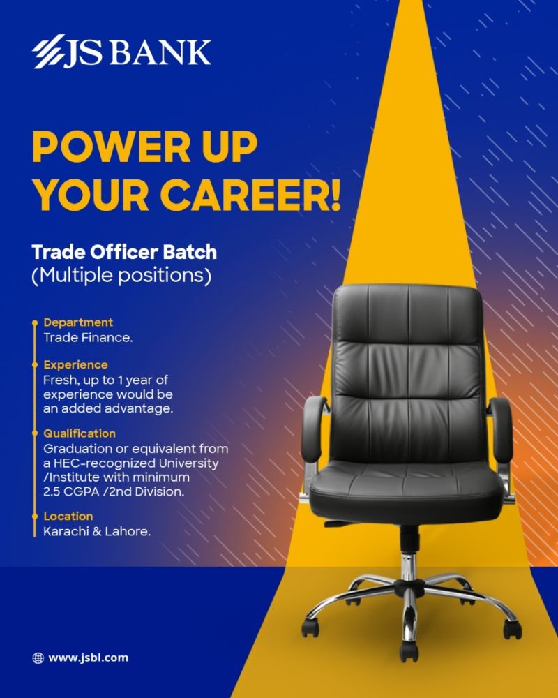 JS Bank Trade Officers 2025 1