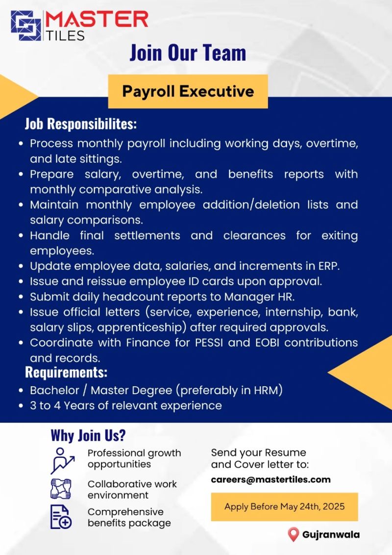 Master Tiles Jobs Payroll Executive 1
