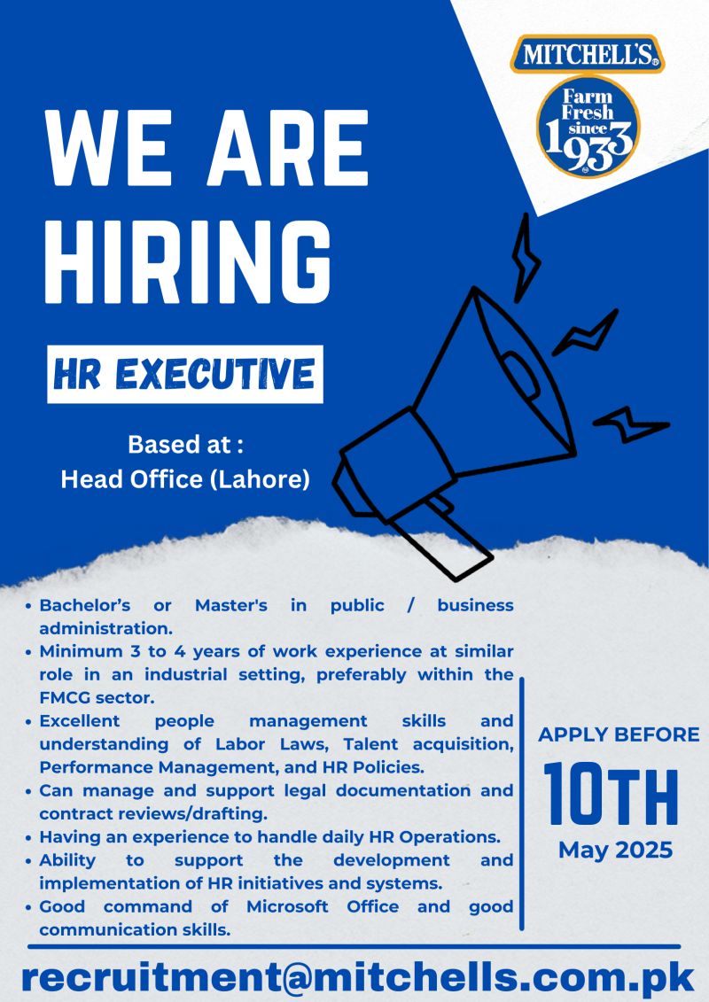 Mitchell's Fruit Farms Limited MFFL Jobs HR Executive 1