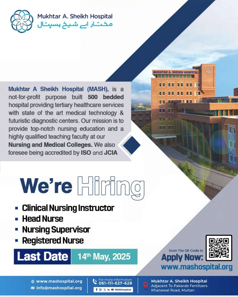 Mukhtar A Sheikh Hospital Jobs May 2025 1