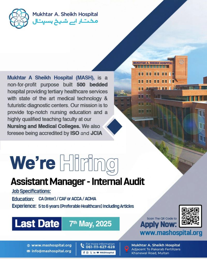 Mukhtar A Sheikh Hospital Jobs May 2025 1