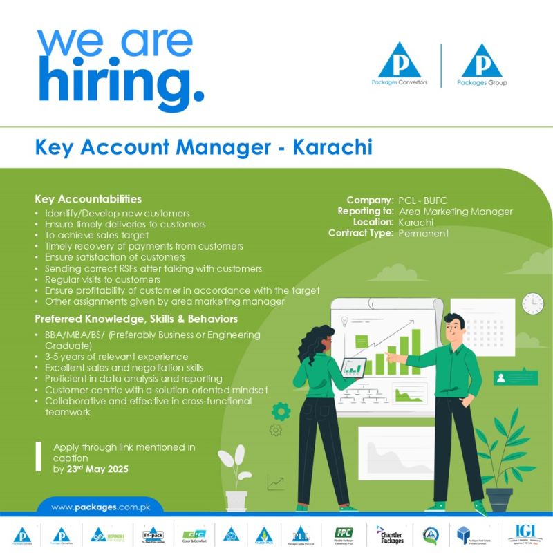 Packages Limited Jobs Key Account Manager 1