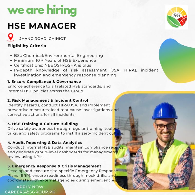Sharif Group Jobs HSE Manager 1