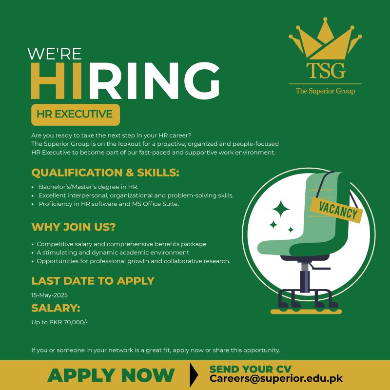 The Superior Group Jobs HR Executive 1