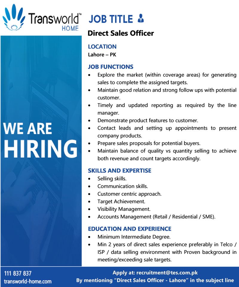 Transworld Home Jobs May 2025 1