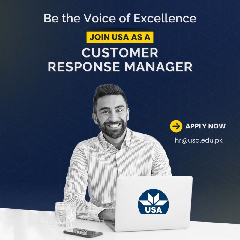 University of South Asia USA Jobs Customer Response Managers 1