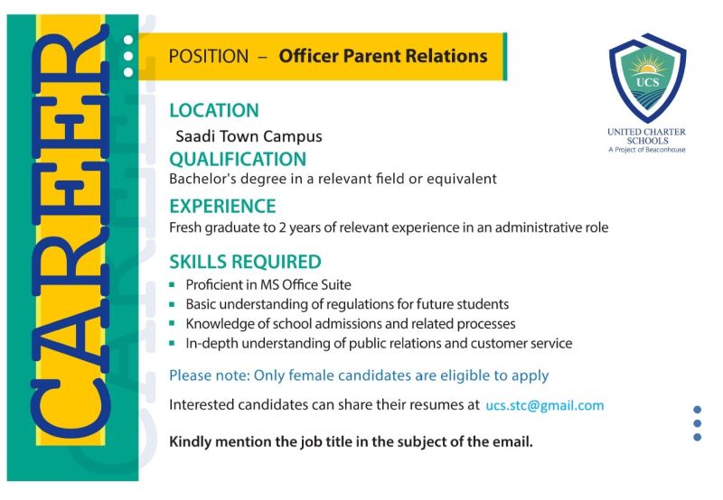 United Charter Schools Jobs May 2025 2