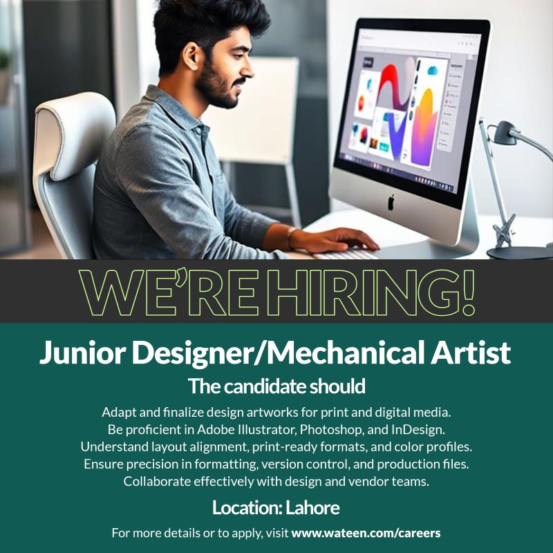 Wateen Telecom Limited Jobs Junior Designer 1