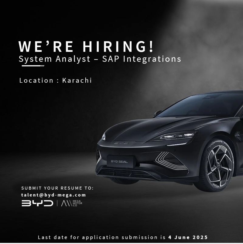BYD Pakistan Jobs System Analyst SAP Integrations 1
