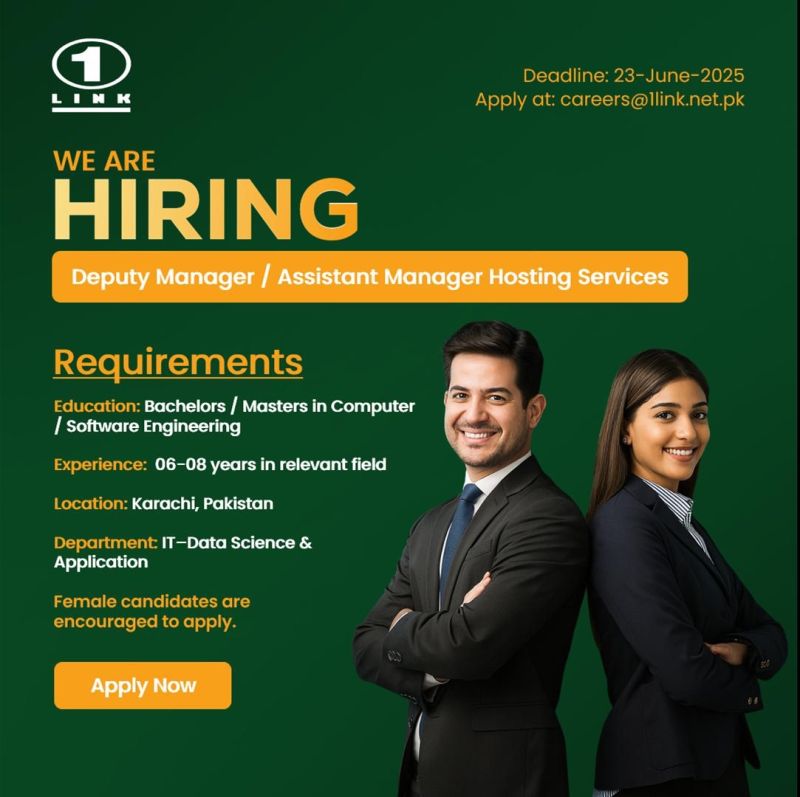 1Link Pvt Ltd Jobs June 2025 3