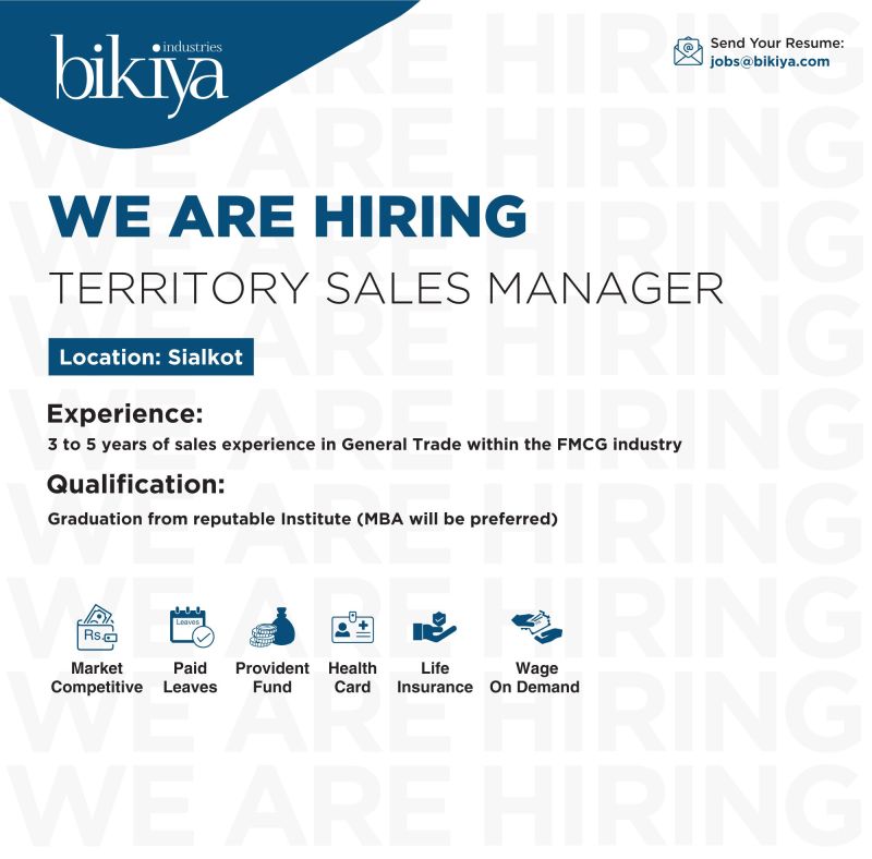 Bikiya Industries Pvt Ltd Jobs Territory Sales Manager 1