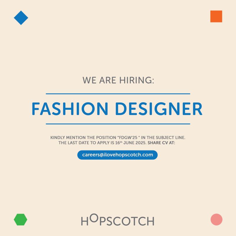 Hopscotch Pakistan Jobs Fashion Designer 1