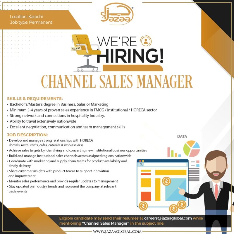 Jazaa Foods Pvt Ltd Jobs Channel Sales Manager 1