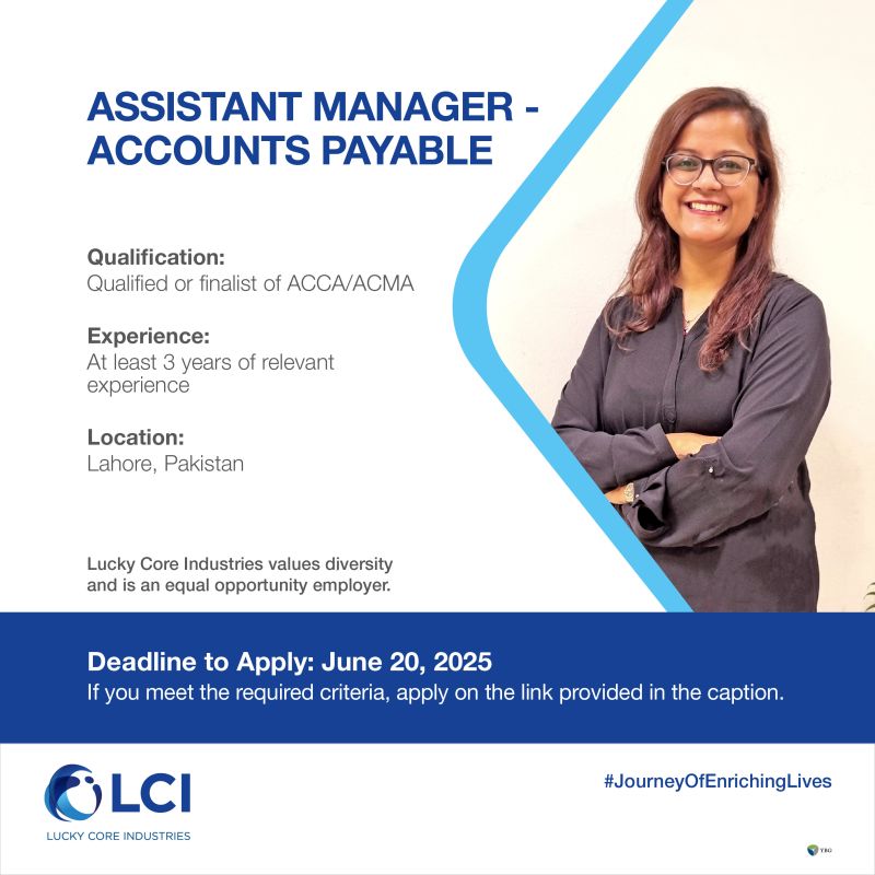 Lucky Core Industries Limited LCI Jobs Assistant Manager Accounts Payable 1