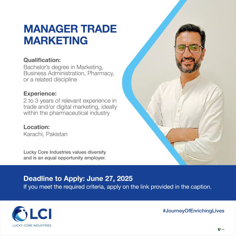 Lucky Core Industries Limited LCI Jobs Manager Trade Marketing 1