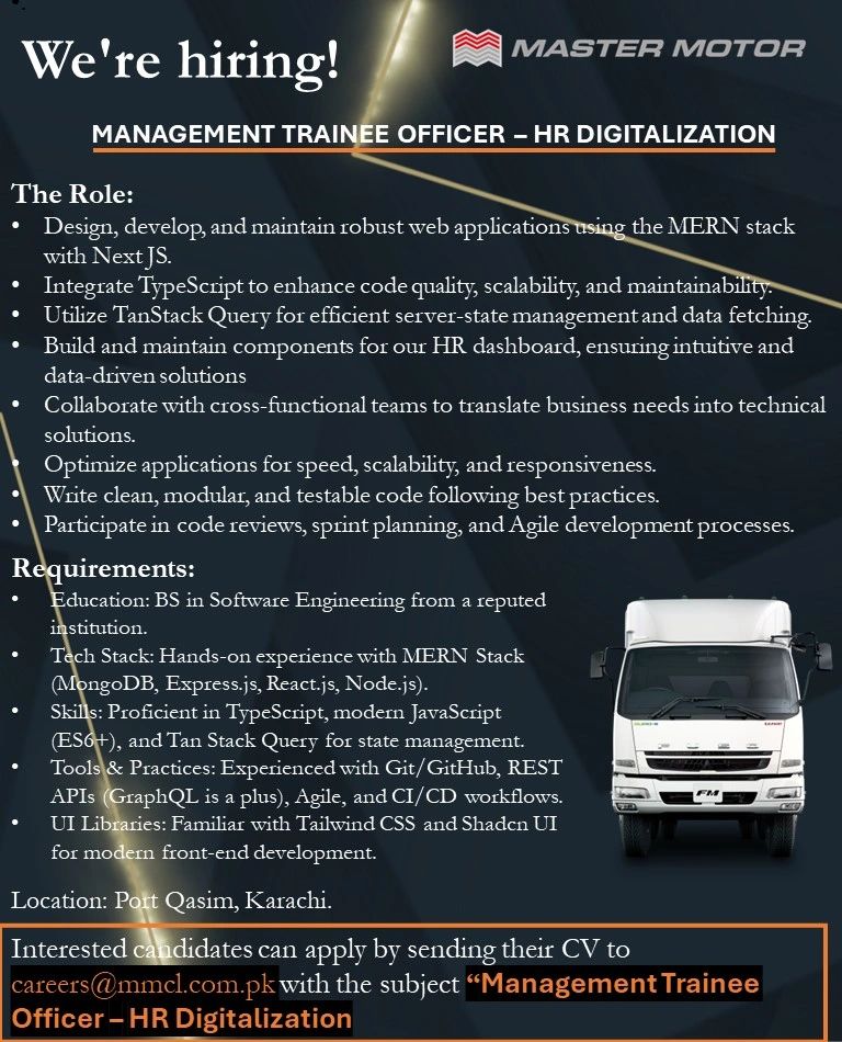 Master Motors Jobs 05 June 2025 1