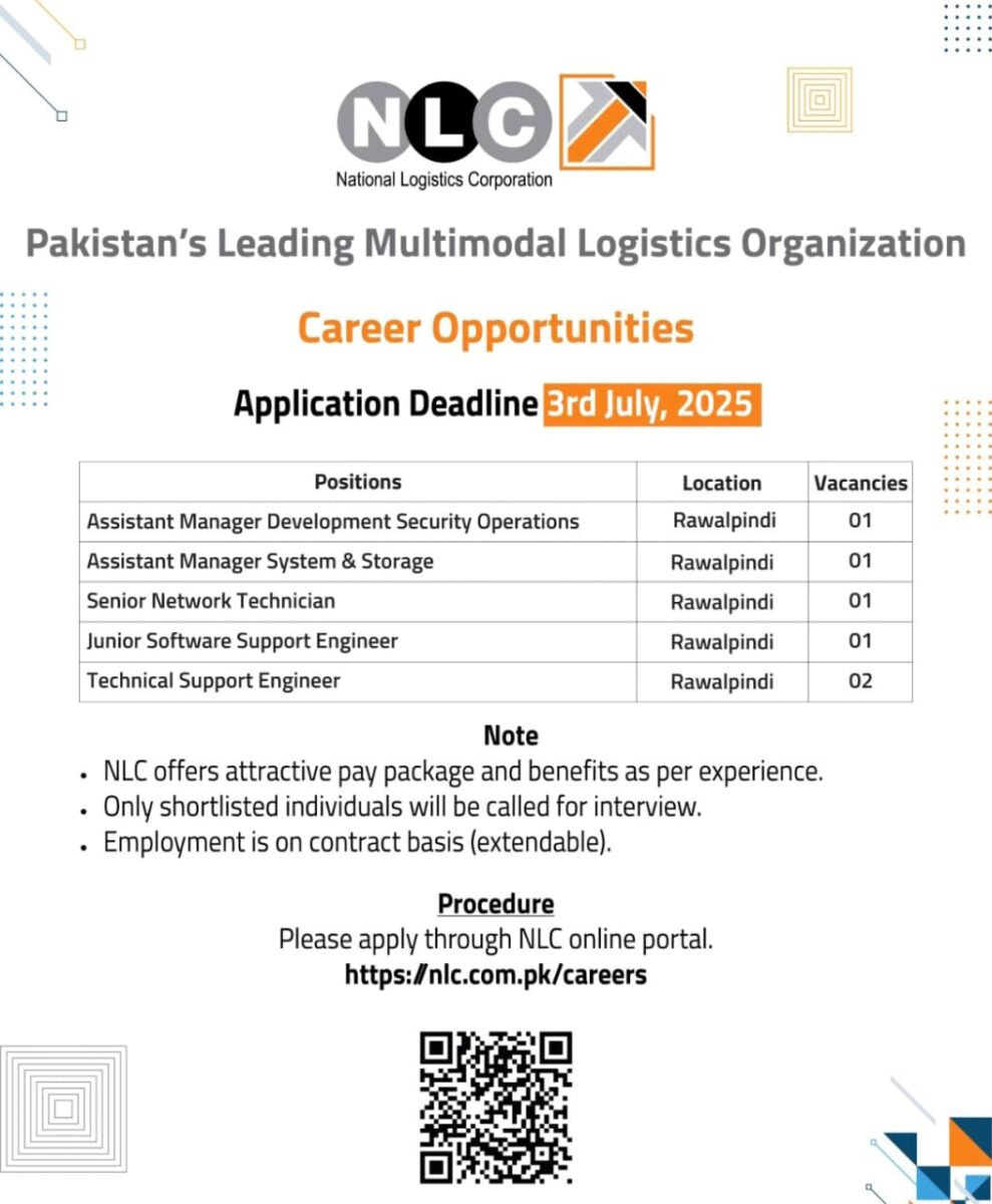 National Logistics Corporation NLC Jobs June 2025 1