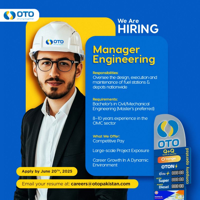 OTO Pakistan Jobs June 2025 2