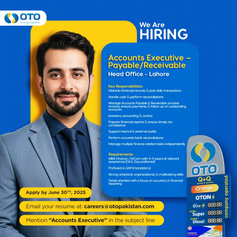 OTO Pakistan Jobs July 2025 2