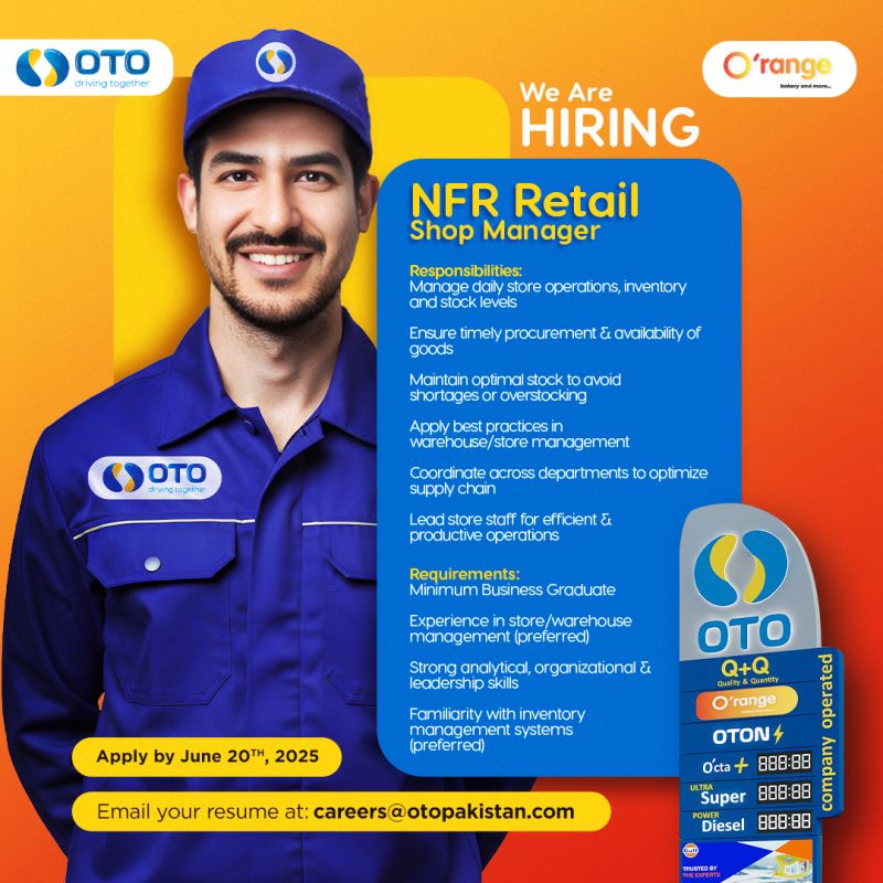 OTO Pakistan Jobs June 2025 1