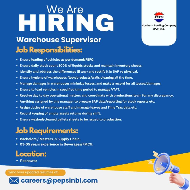 Northern Bottling Company Pvt Ltd Jobs June 2025 4