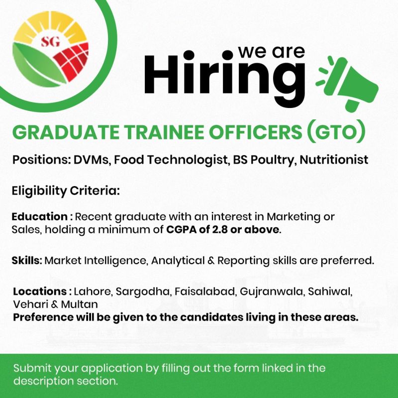 Sharif Group SG Graduate Trainee Program GTP 2025 1