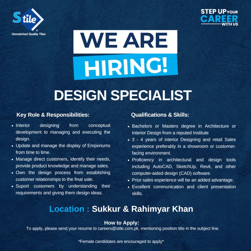 Stile Pakistan Jobs July 2025 2